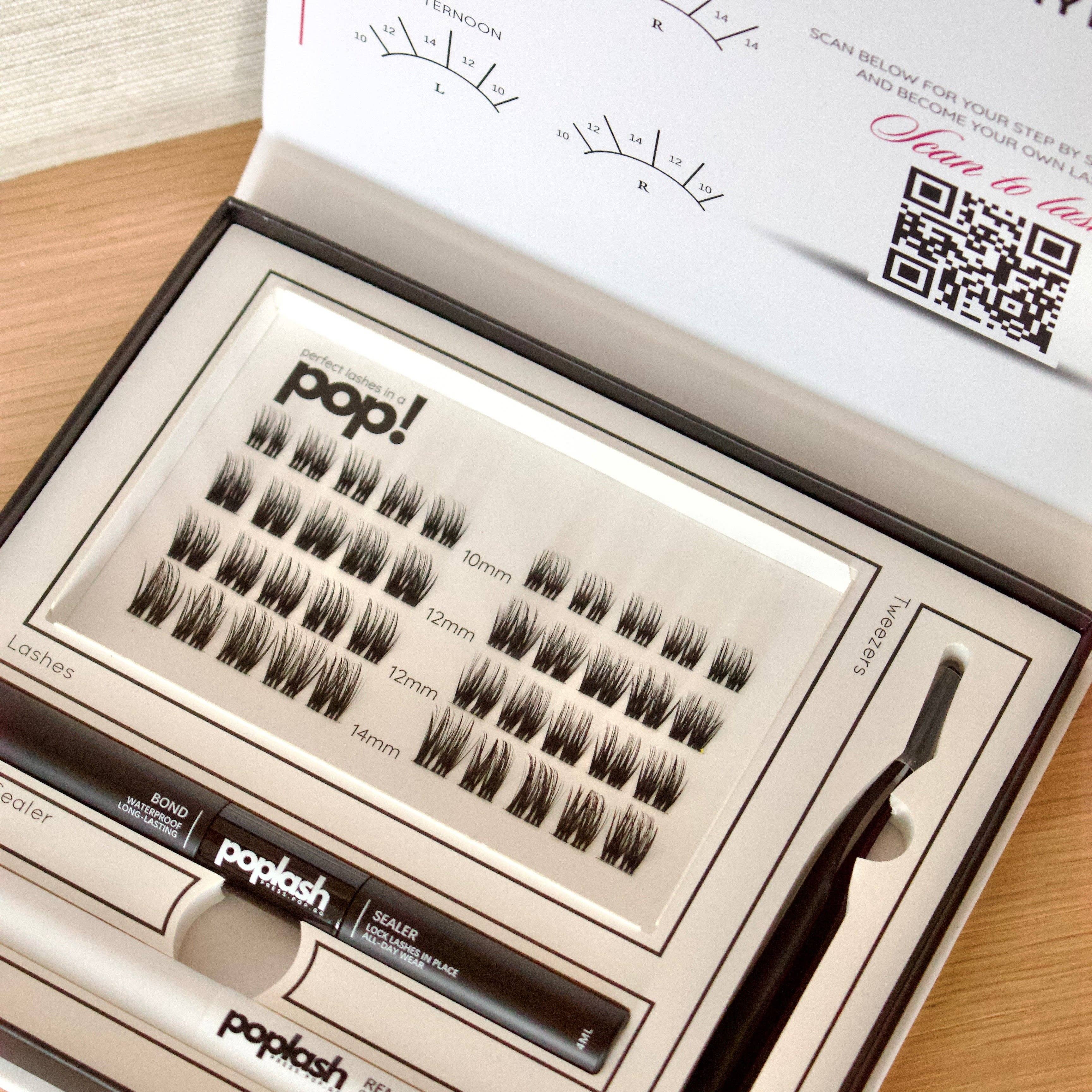 PopLash - Wholesale Fake lash applicator - DIY Eyelash Extension Kit – 7 Minute Lash Routine | PopLash4