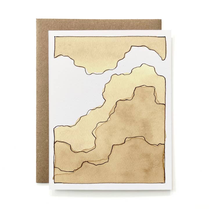 Cloudscape II-Karte aus 100% recyceltem Material für den Großhandel von Knapping Press