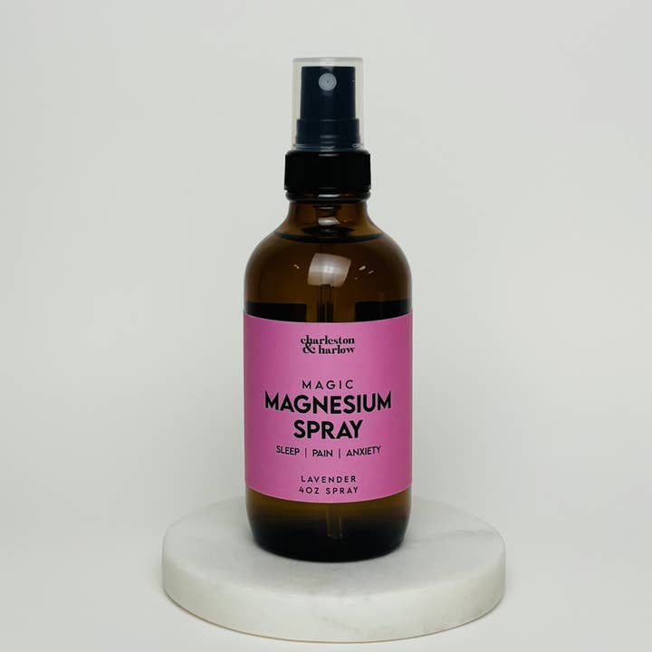 Charleston & Harlow Candle Co. - Wholesale Pain Relief Spray/Cream - Lavender MAGIC Magnesium Spray - Sleep, Anxiety, Pain Relief