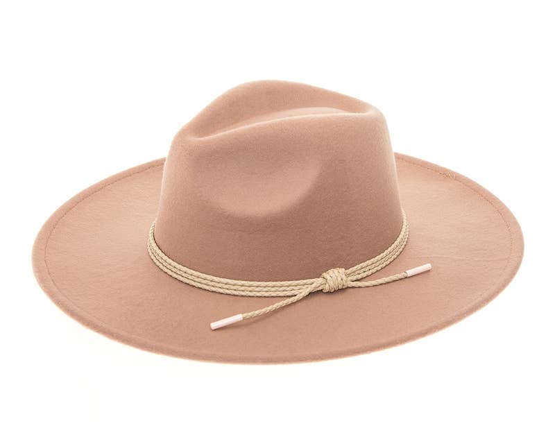 DNMC - Wholesale Fedora - Women's - Vegan Felt Flat Brim Rancher Hat3