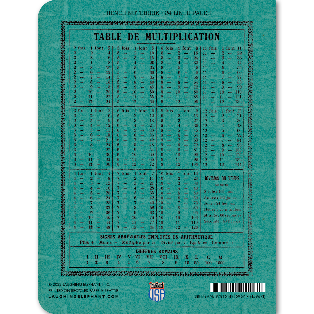 Laughing Elephant – Großhandel Notizbücher – le Chevalier - Französisches Notizbuch2