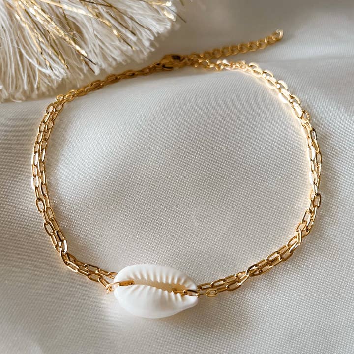 Coraya ankle chain for wholesale by Island Jewels