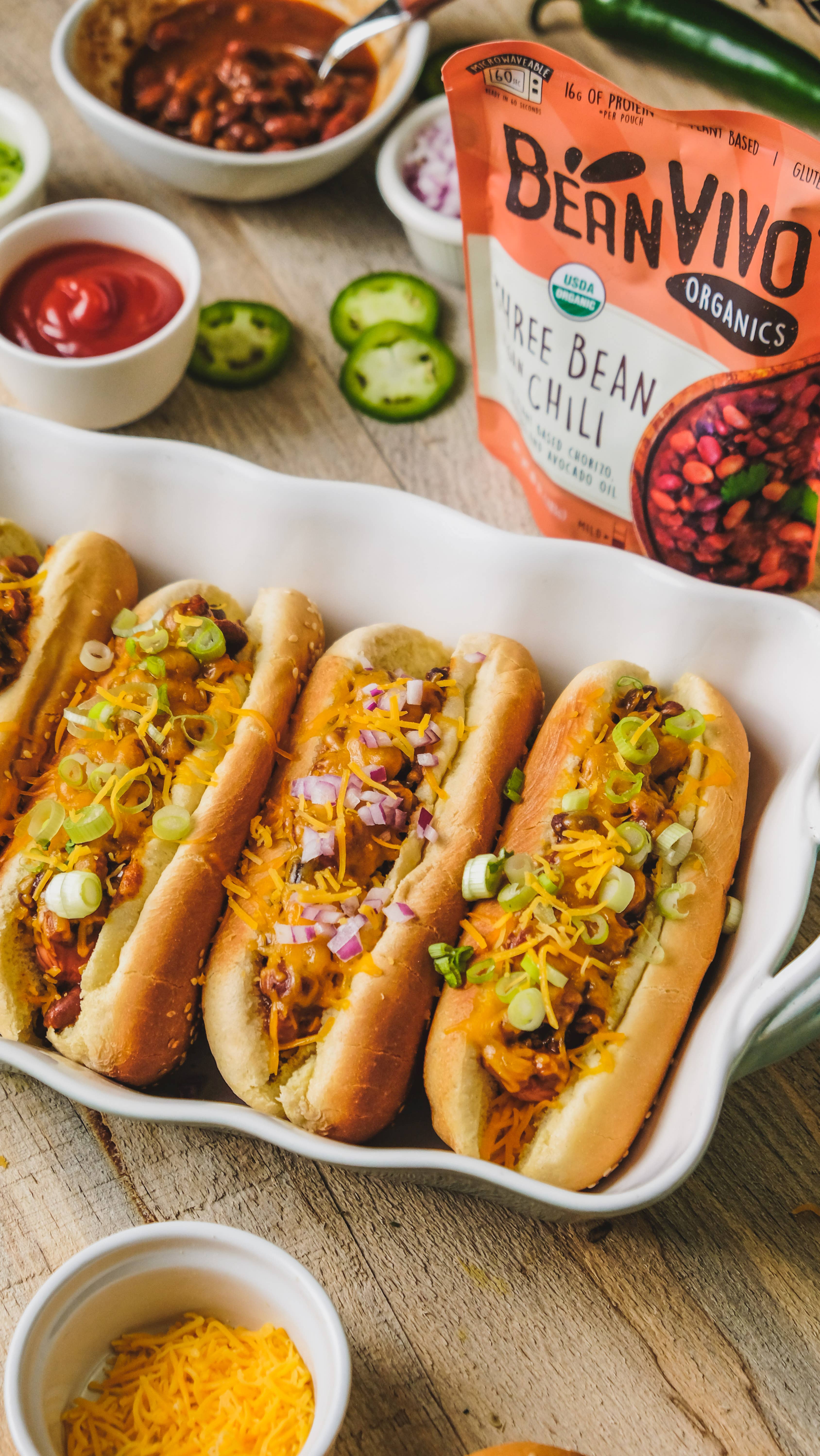 BeanVIVO Organics - Vente Plats préparés à longue durée de conservation - Haricots biologiques - Chili végétalien aux trois haricots (pack de 6)8
