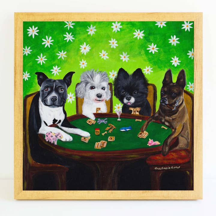 Poker Art Print for wholesale by MeerCatArt