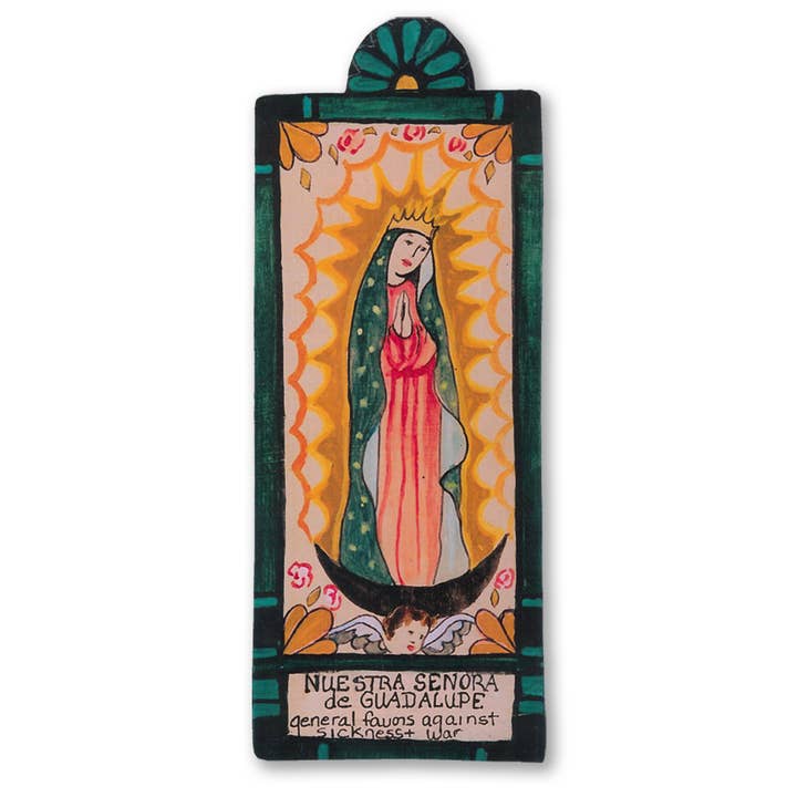 Nuestra Senora de Guadalupe D - Tutti i Favori per la vendita all'ingrosso da parte di Lynn Garlick Retablos