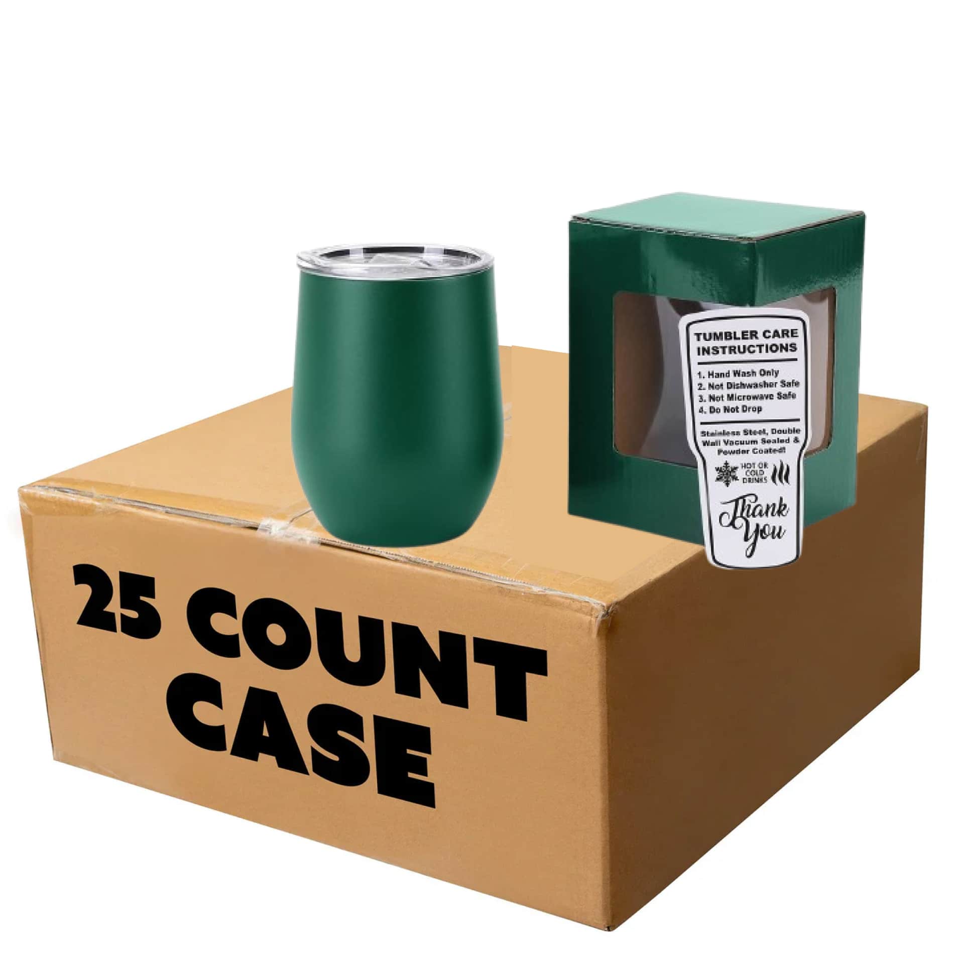 MakerFlo - Wholesale Wine Glass - Makerflo 12 oz Powder Coated Wine Tumbler - Laser Engraving17