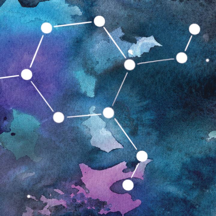 Molly Chidsey Illustration & Design - Wholesale Art Print - Dopamine Constellation Watercolor illustration3