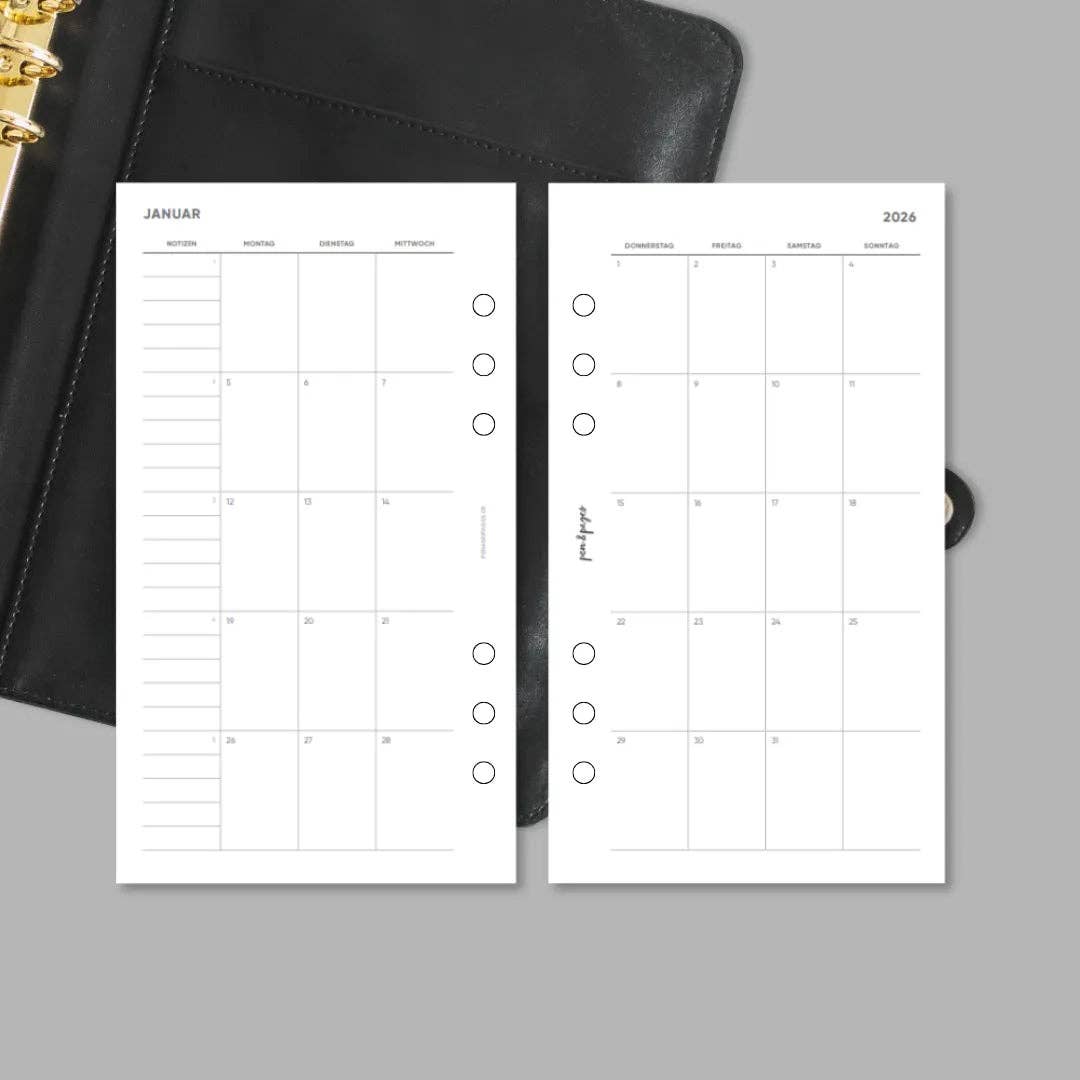 pen & pages - Wholesale Planner - Monthly Overview - Ongoing0