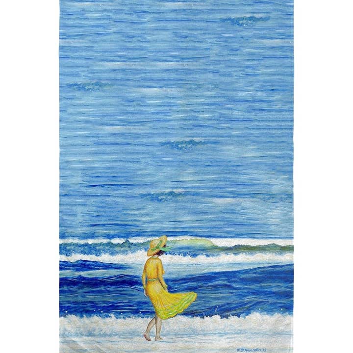 Toalha de praia Rough Surf por atacado de Betsy Drake Interiors