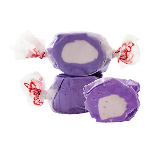 Huckleberry salt water taffy 2.5lb bag for wholesale by Taffy Town UK