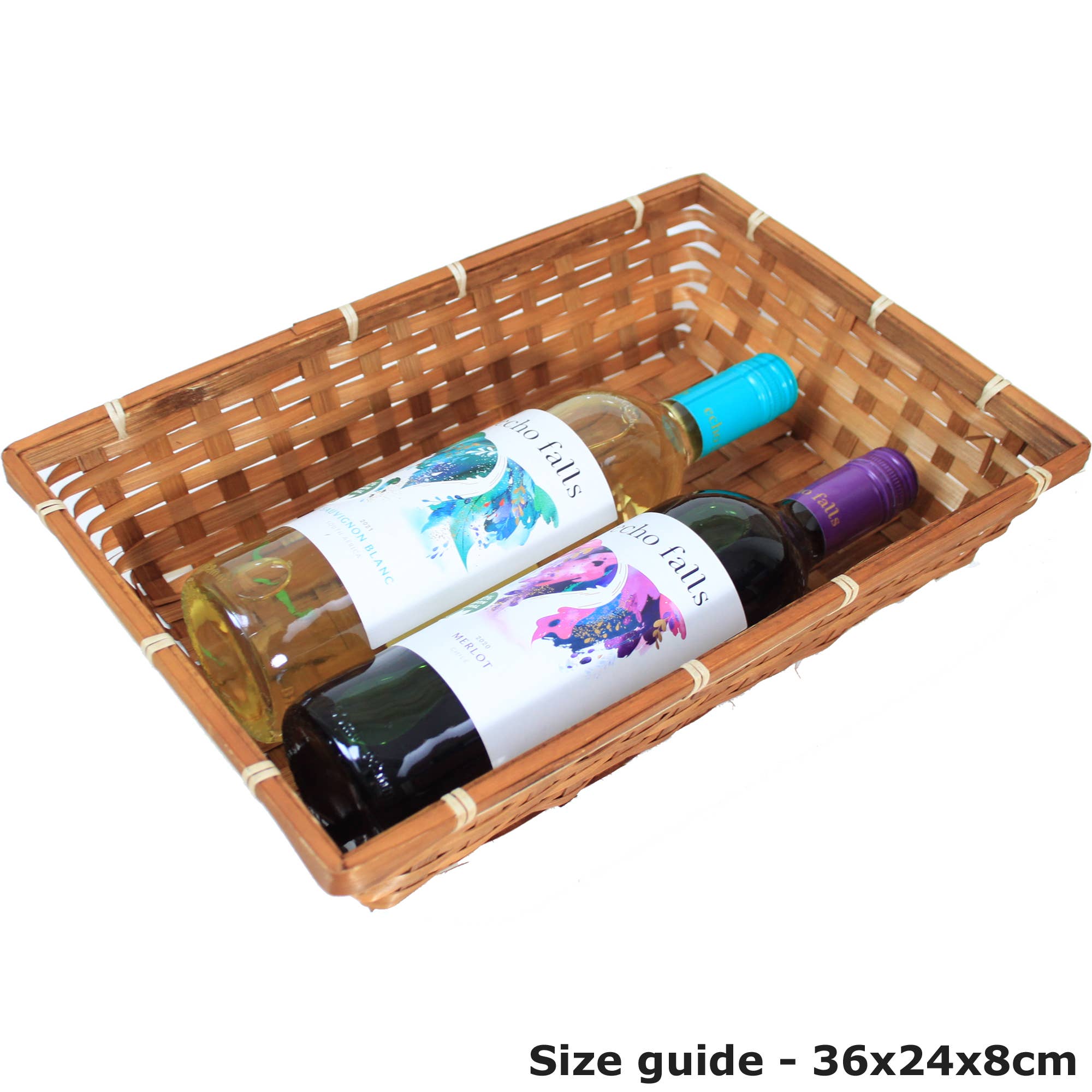 Candi Gifts – wholesale Basket – 10 x Rectangular Brown Bamboo Baskets, gift hampers 4