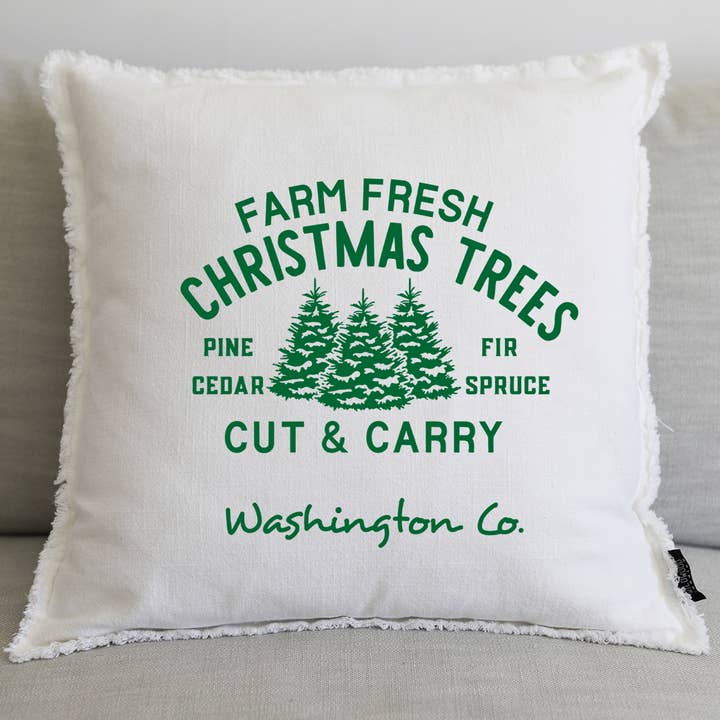 FARM FRESH (personalizzato) - CUSCINO 20" per la vendita all'ingrosso da parte di Wildwood Landing