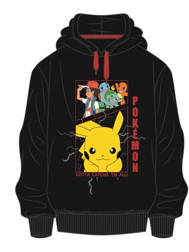 SWEAT CAPUZ POKEMON for wholesale by POPBUSTERS