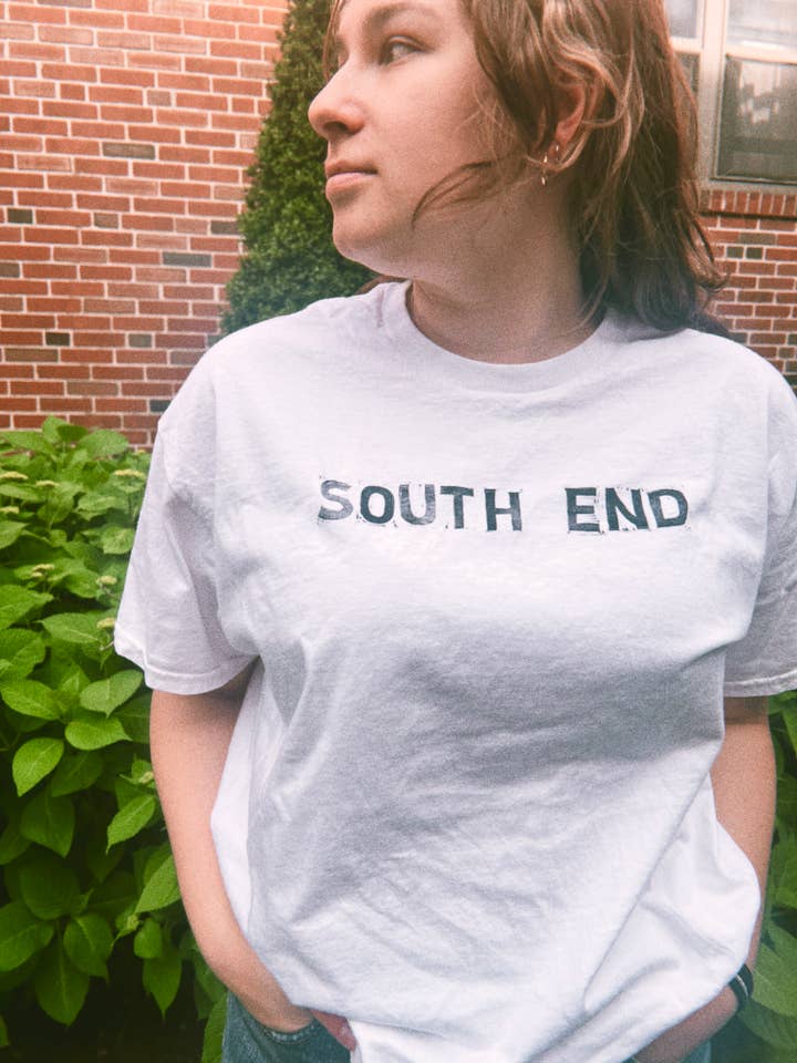 South End Tee for wholesale by Been Printing Co.