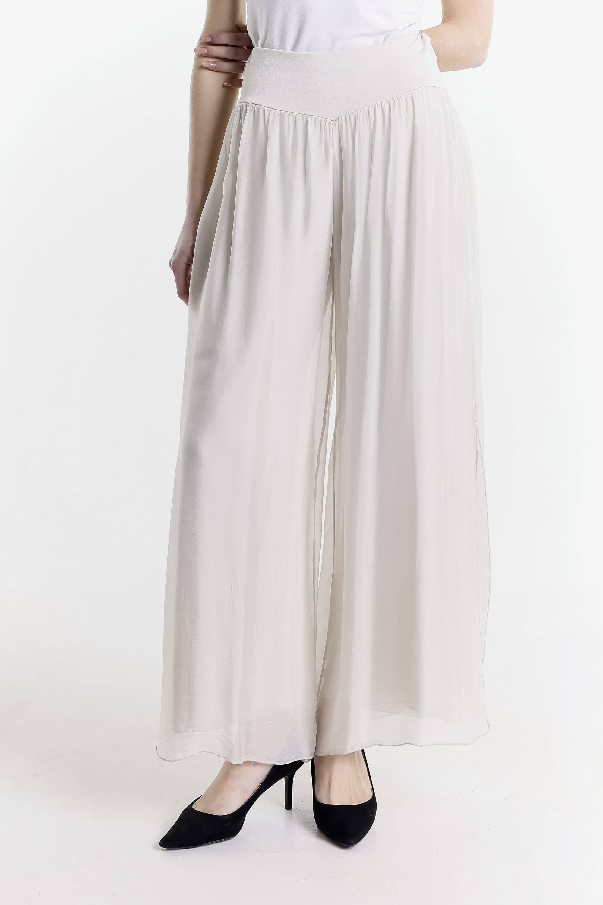 TINA Stephens Italy/Tees By Tina - Wholesale Pants - Women's - Eva Silk Side Slit Pant (PL206)27