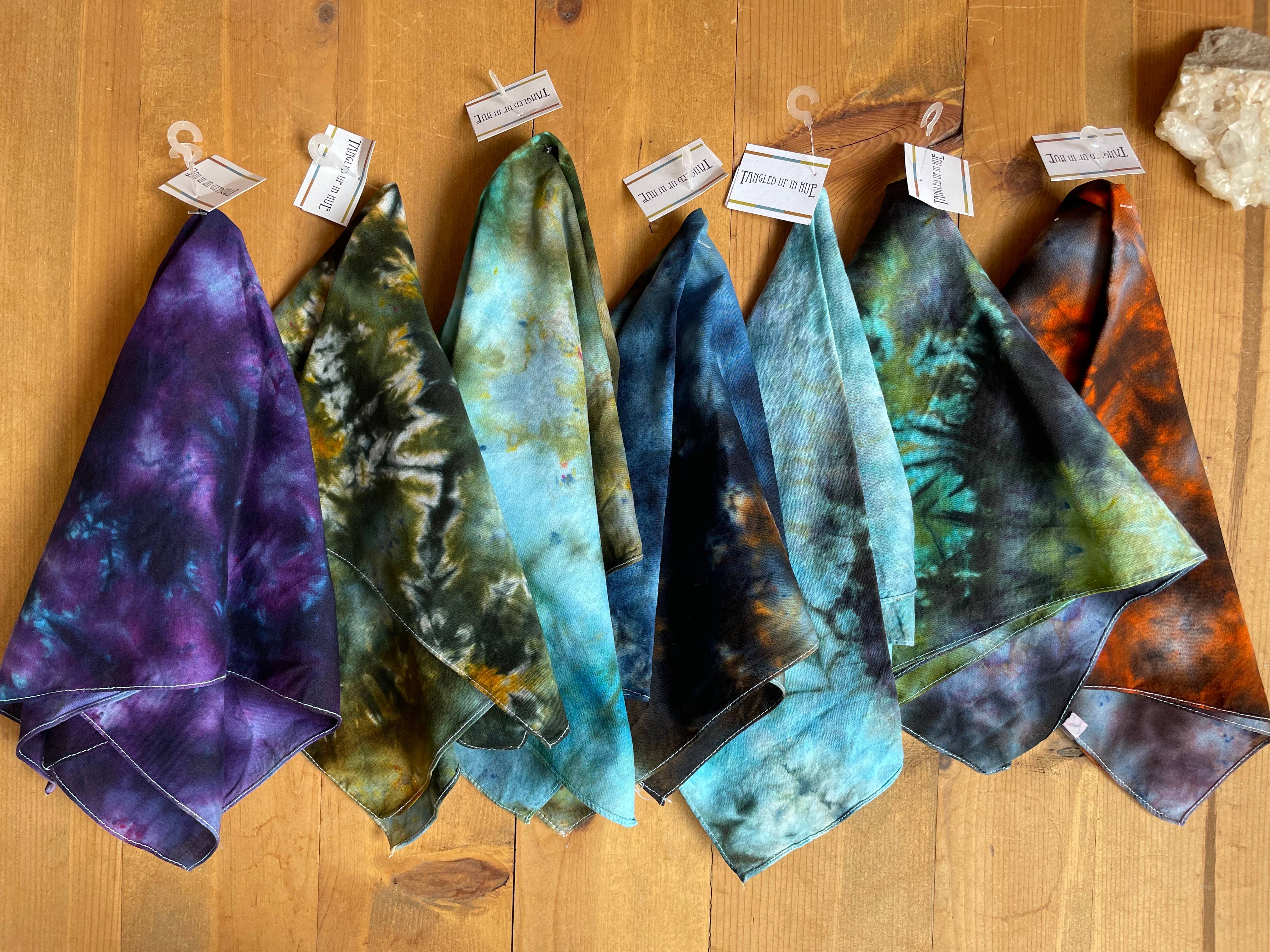 Tangled Up In Hue - Wholesale Bandana - Women's - Ice Dyed Bandanas4