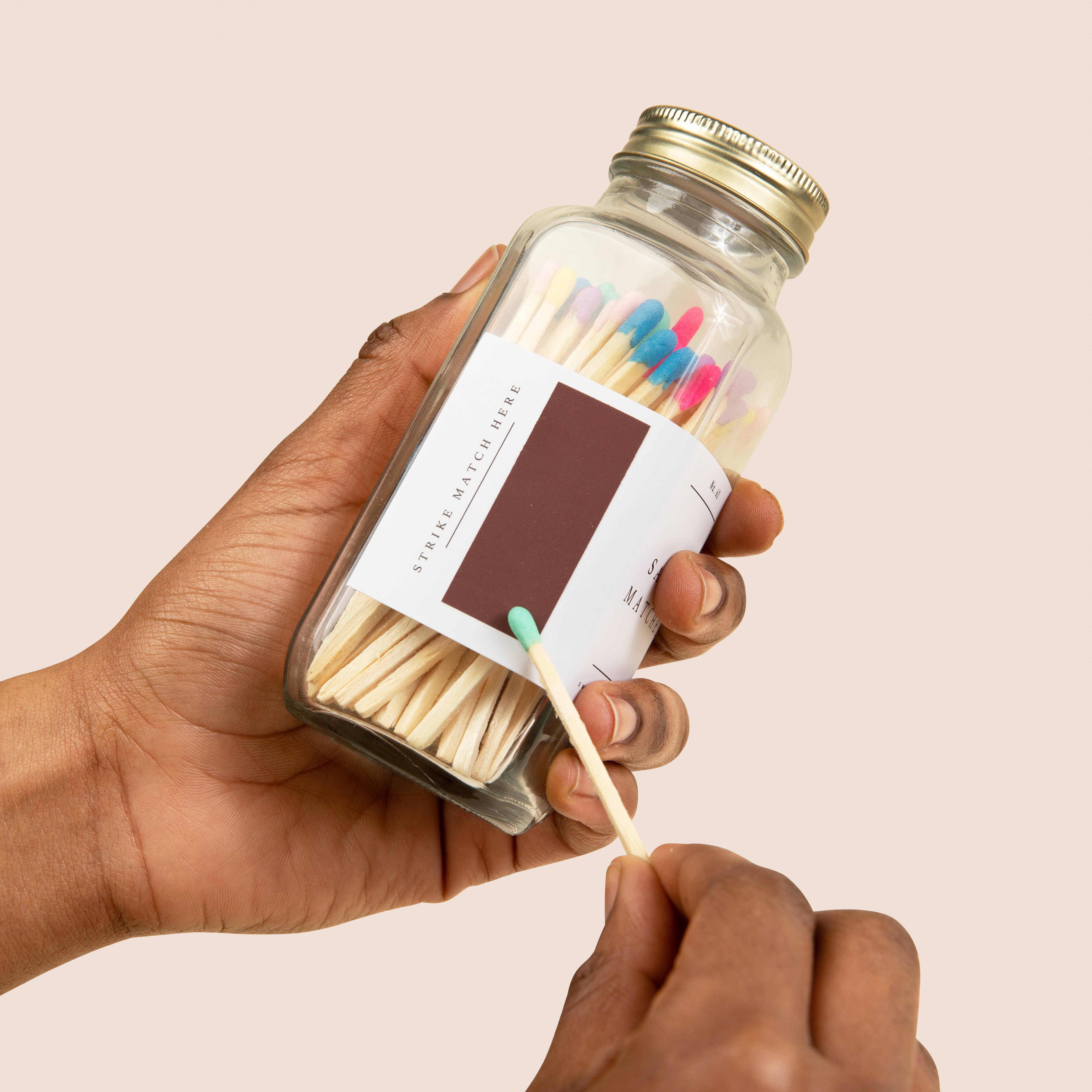 Sweet Water Decor - Vendita all'ingrosso Fiammifero - Fiammiferi di Sicurezza con Punta Arcobaleno Multicolore - Decorazione Casa e Regali1