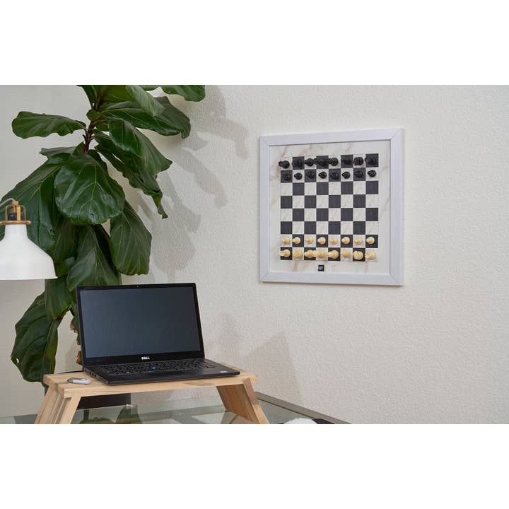 Wall Chess Set - White for wholesale by Winding Hills Designs