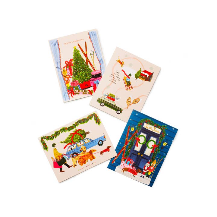 Home for the Holidays Boxed Card Set for wholesale by Elizabeth Grubaugh