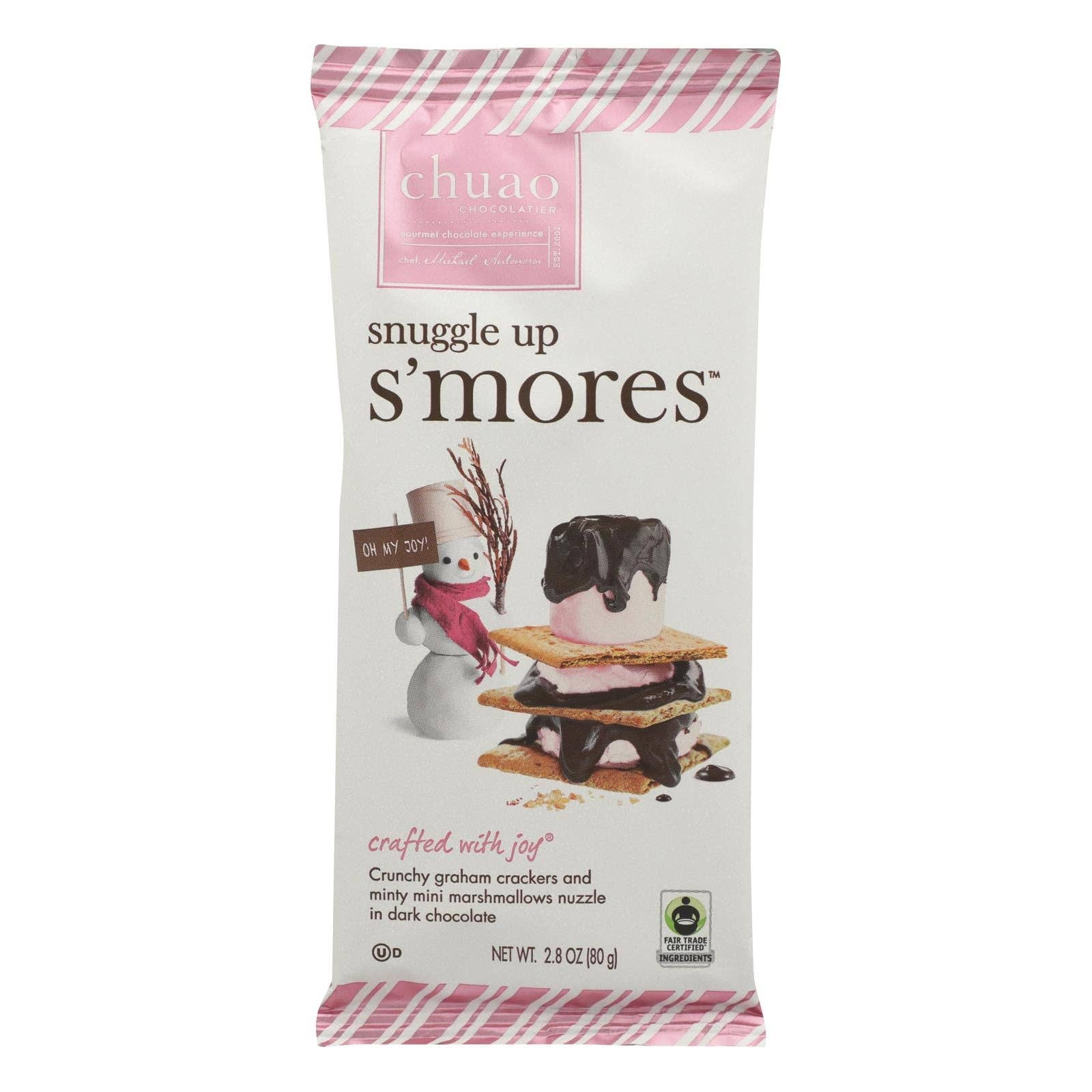 Everyday Supply Co - Wholesale Chocolate Bar - Chuao Chocolatier Snuggle Up Smores Bars, 10 Pack, 2.8 Oz0