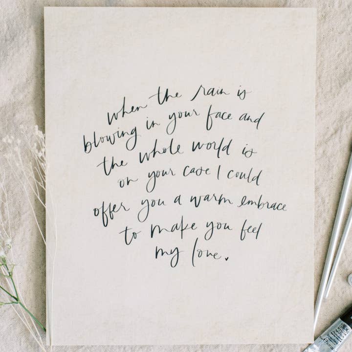 Make You Feel My Love | Art Print for wholesale by Coley Kuyper Art