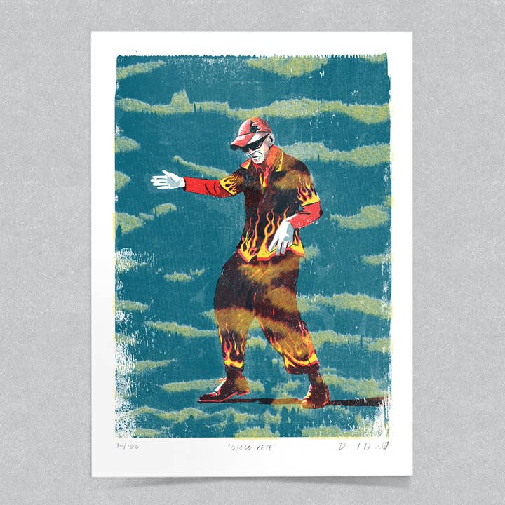 Disco Pete Brighton Dansare för wholesale av Haskett Prints