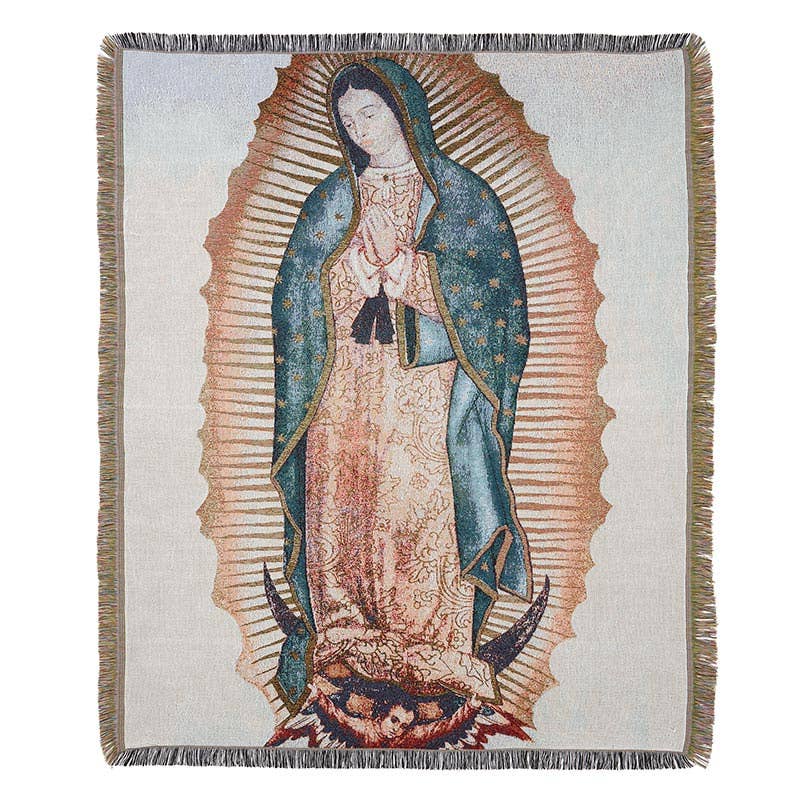 Christian Brands Catholic - Wholesale Throw Blanket - OL Guadalupe Throw1