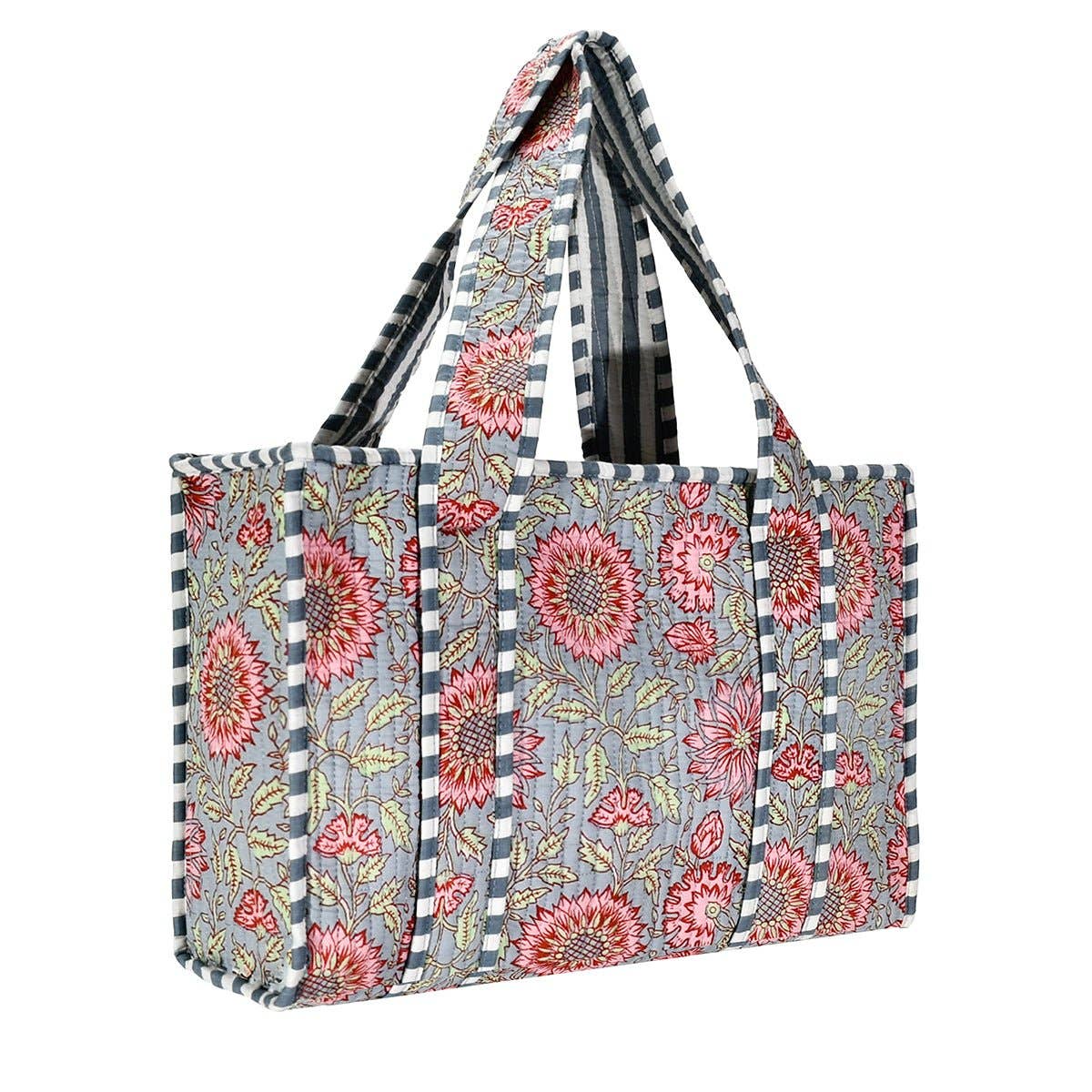 BNB Crafts Inc. - Wholesale Tote Bag - Women's - Cotton Block Print Tote Bag- Small & Large1