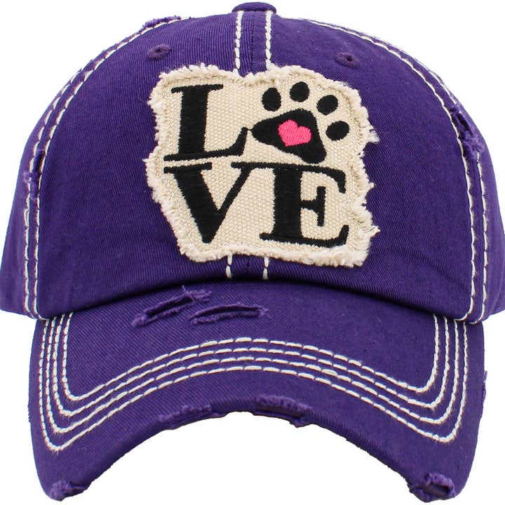 KBETHOS - Wholesale Baseball Cap - Women's - Paw Love Vintage Ballcap4