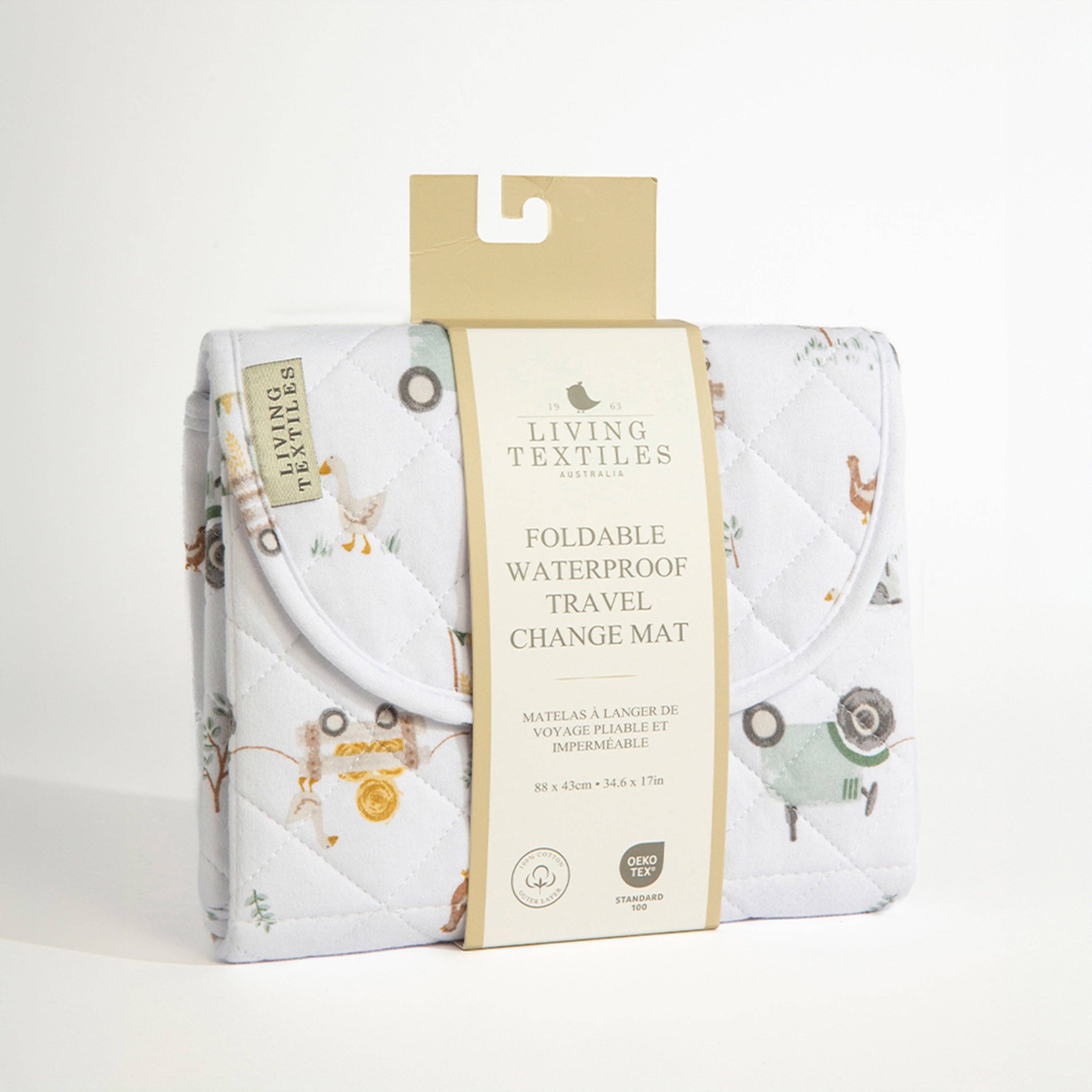 Living Textiles - Wholesale Changing Mat/Pad - Baby - Waterproof Travel Change Mat - Tractor Ride1