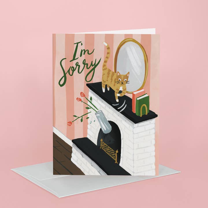Idlewild Co. - Wholesale Rouwkaart - Sorry Kat Wenskaart