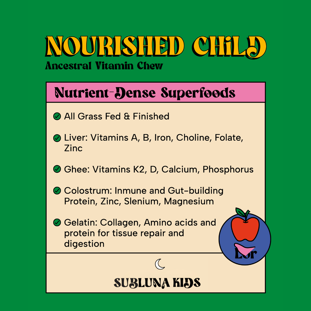 SubLuna - Wholesale Oral Supplement/Vitamin - Nourished Child: Ancestral Vitamin Gummy - Chocolate Cherry4
