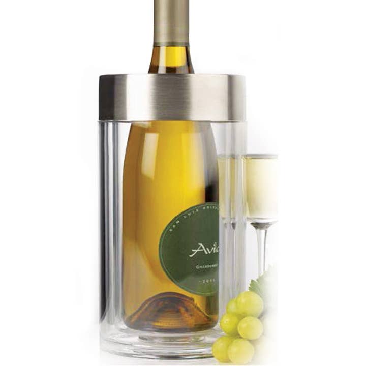 Prodyne - Wholesale Wine Bucket - Thick Acrylic and Stainless Steel Iceless Wine Cooler