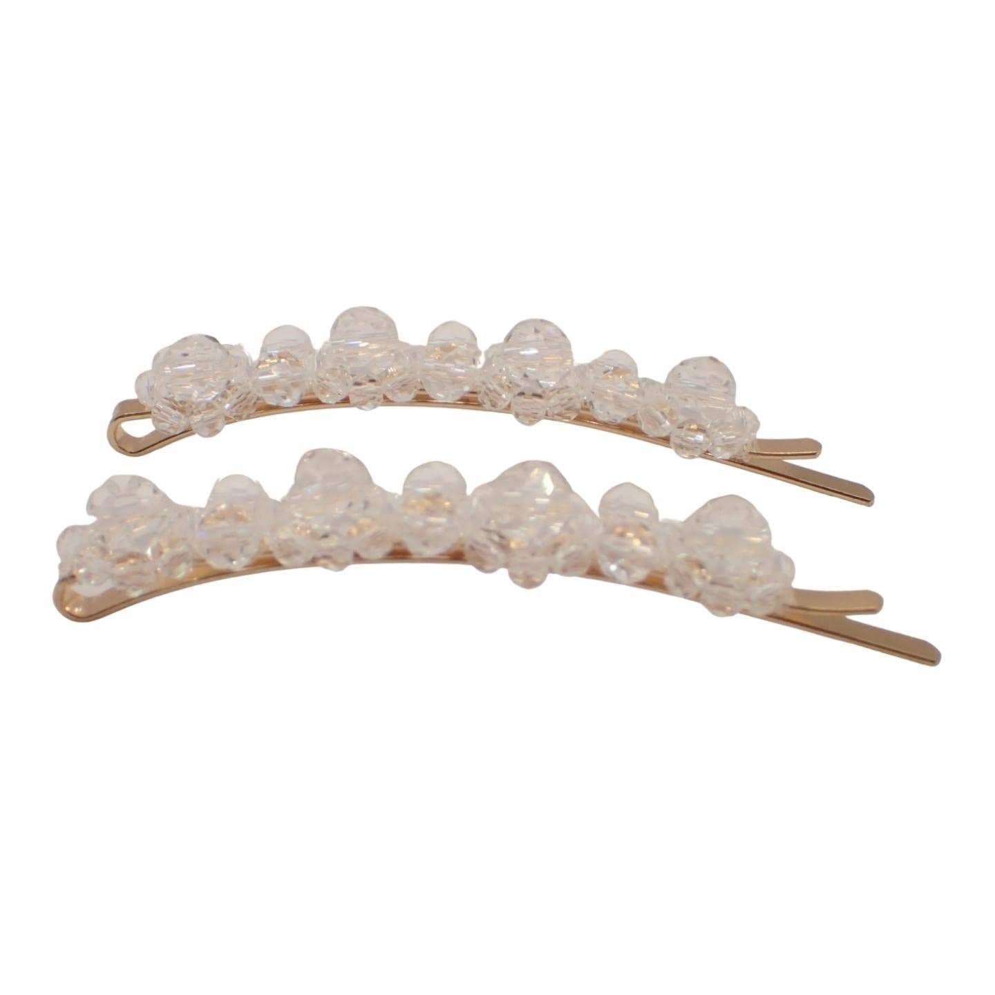 Topkids Accessories - Vente Pince à cheveux – femme - Belles poignées à cheveux perlées, poignées colorées pour le bal de fin d'année, la mariée ou la fleuriste, pince à cheveux pour femme, épingles à cheveux, accessoire Kirby Grip10