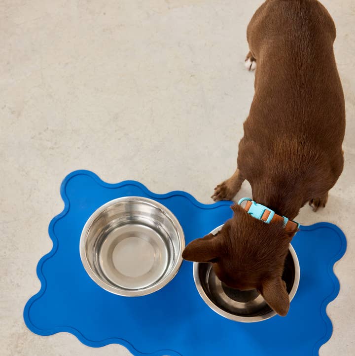 Approved by Fritz - USA - Wholesale Pet Food Mat - Dog - The Fritz Bowl Mat For Dogs | For Ceramic Bowls, Stainless 3