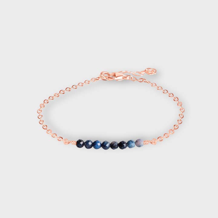 Sapphire Bracelet | Moments & Milestones for wholesale by The Always Busy Mama