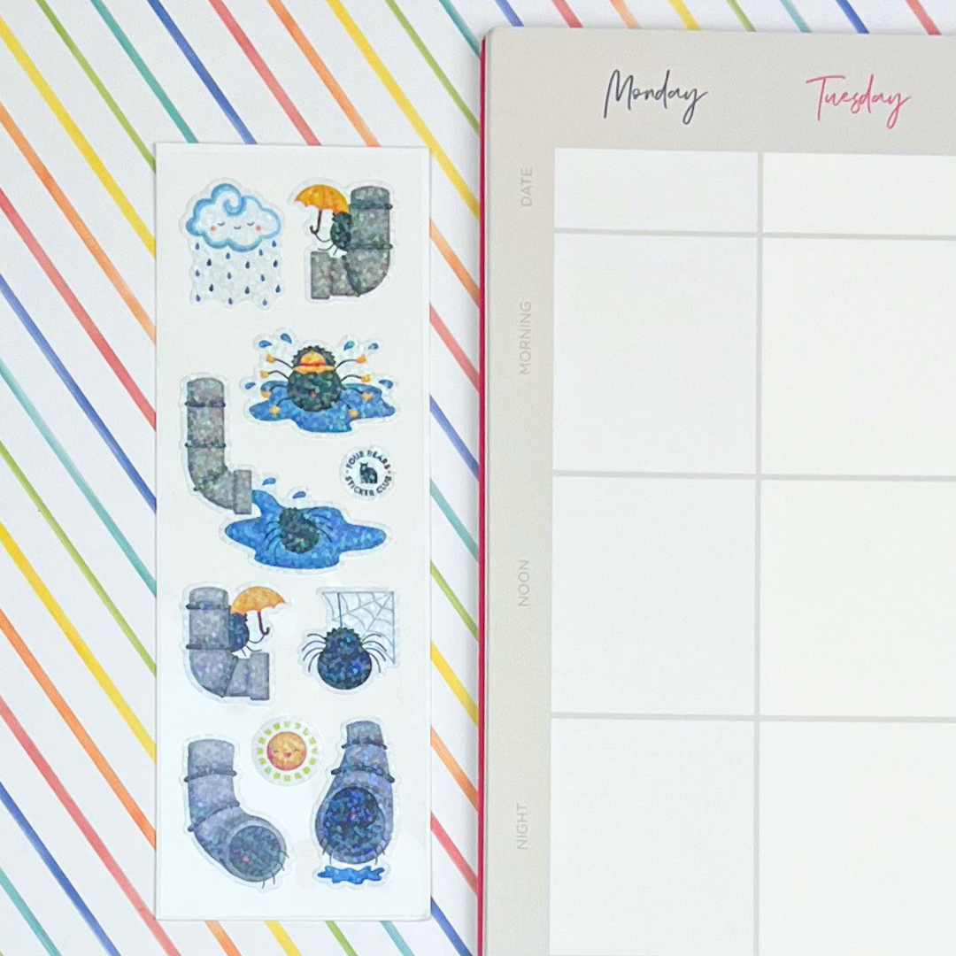 Four Bears Sticker Club - Wholesale Sticker - Kids & Baby - Itsy Bitsy Spider2