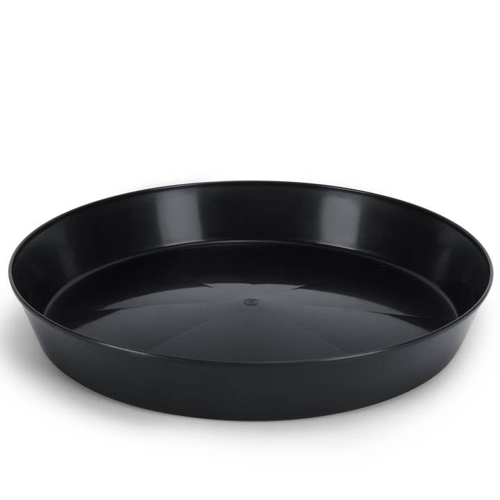 Austin Planter - Wholesale Plant Pot - Plant Saucers - Black PP, Heavy Duty, Indoor or Outdoor