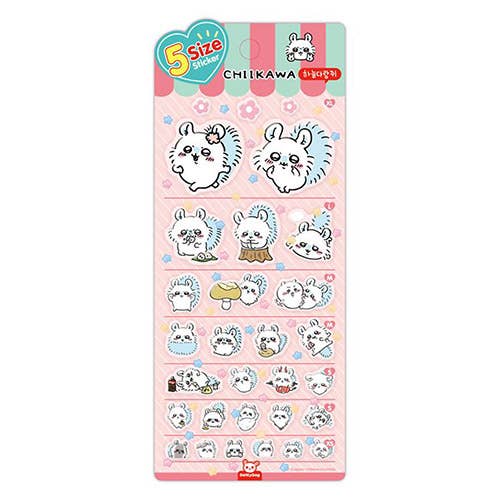 K-Wonderland - Wholesale Sticker - Chiikawa & Friends 5 Sizes Jelly Coating Deco Stickers 4