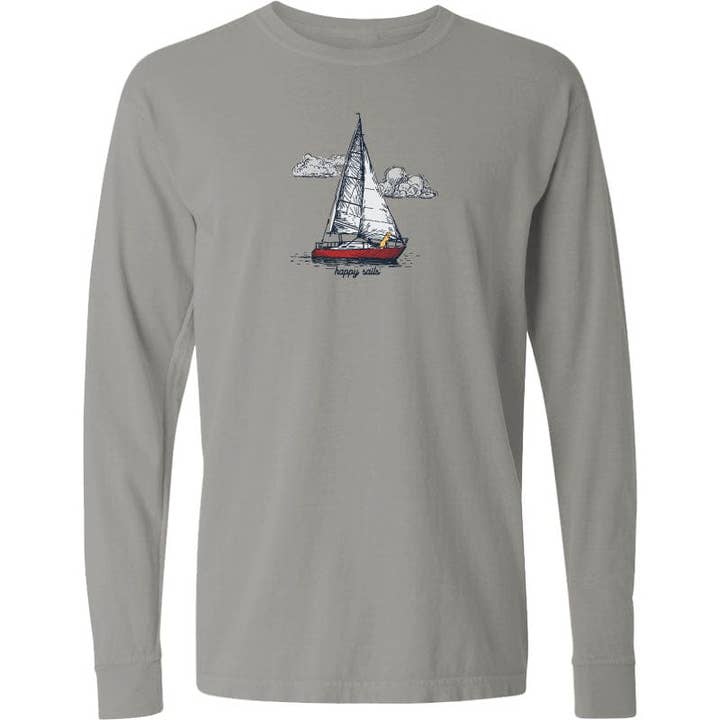 Happy Sails - Klassisk Langærmet T-shirt for engroshandel hos Teddy the Dog