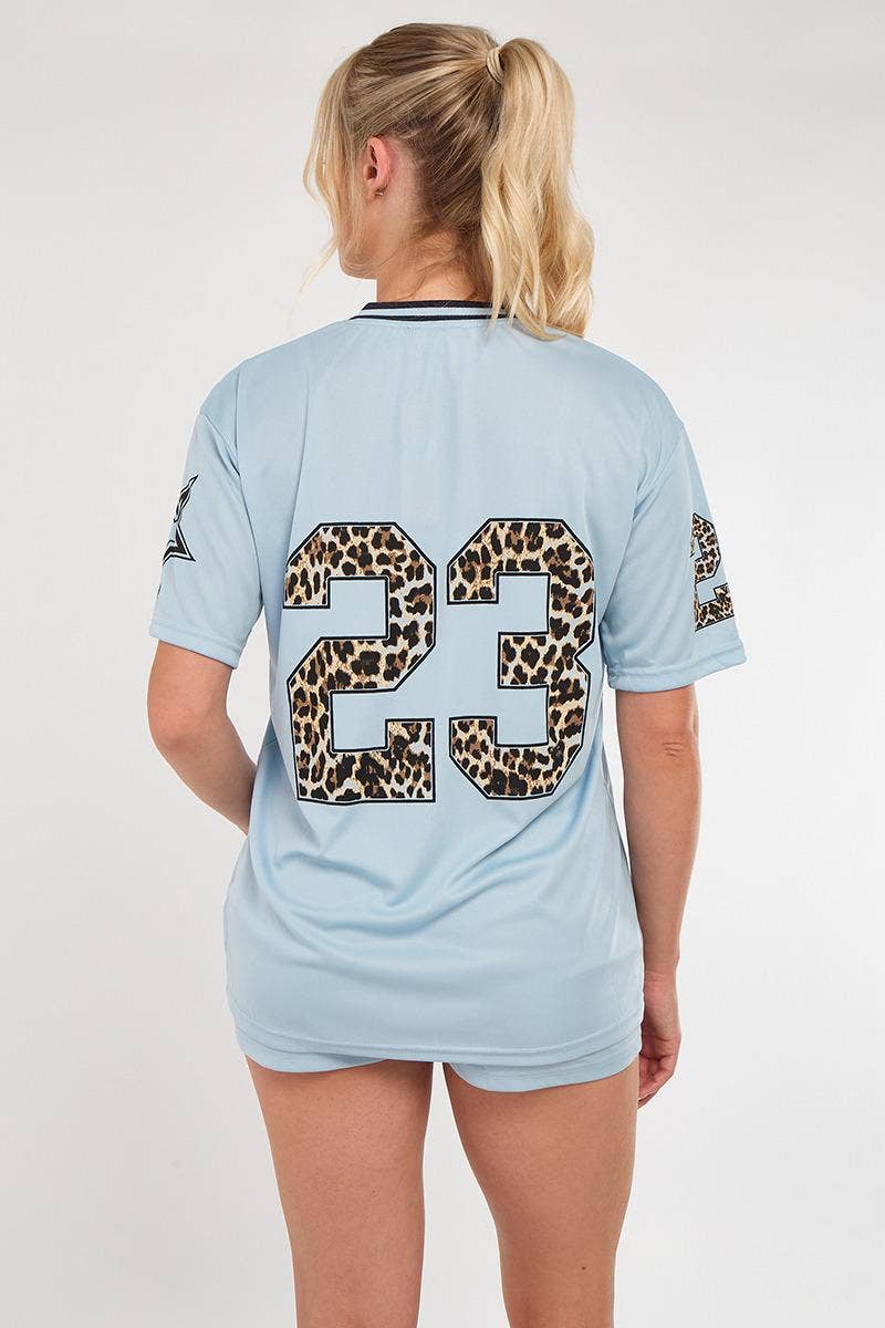 AX Labels - Wholesale Top & Short Set (NOT Loungewear) - Women's - Leopard Print 23 T-Shirt With Shorts Co-ord35