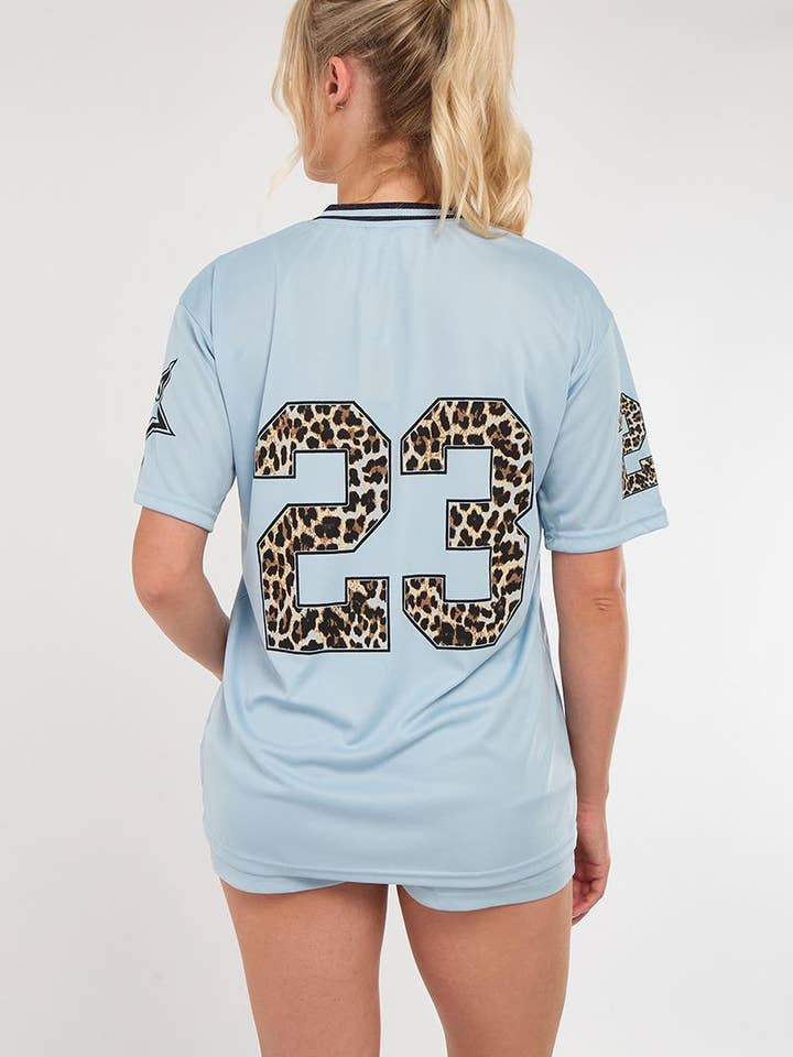 AX Labels - Wholesale Top & Short Set (NOT Loungewear) - Women's - Leopard Print 23 T-Shirt With Shorts Co-ord35