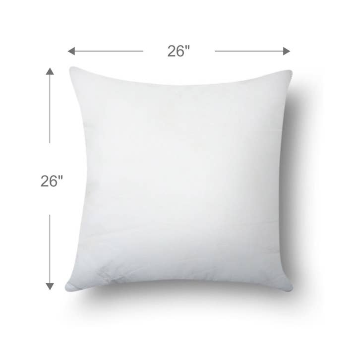 Orchids Lux Home – Engroshandel Pudeindstik – Fjerpudeindsats - Euro - 26" X 26"