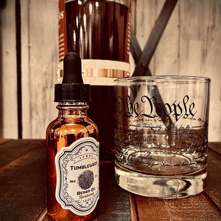 Beard Oil- Speakeasy for wholesale by Tumbleweed Beard & Stache Co.