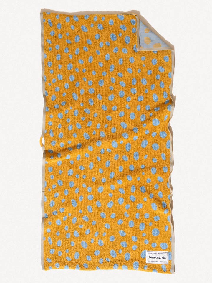Pebbles Gym Towel | Caramel & Sky for wholesale by towel.studio