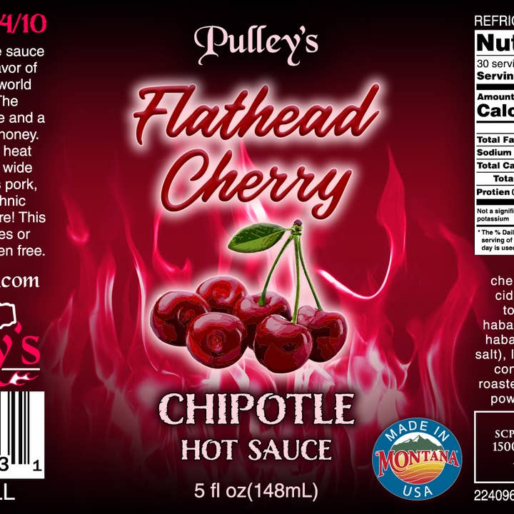 Pulley's Hot Sauce - Wholesale Hot Sauce - Flathead Cherry Chipotle