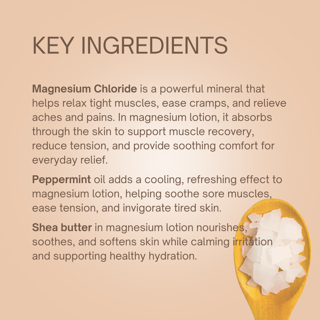 Taylor Made Organics - Wholesale Body Cream/Lotion - Magnesium Lotion – Muscle & Stress Relief, Sleep Support2