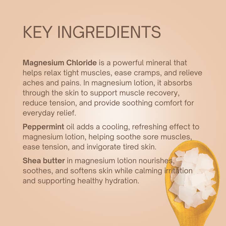 Taylor Made Organics - Wholesale Body Cream/Lotion - Magnesium Lotion – Muscle & Stress Relief, Sleep Support2