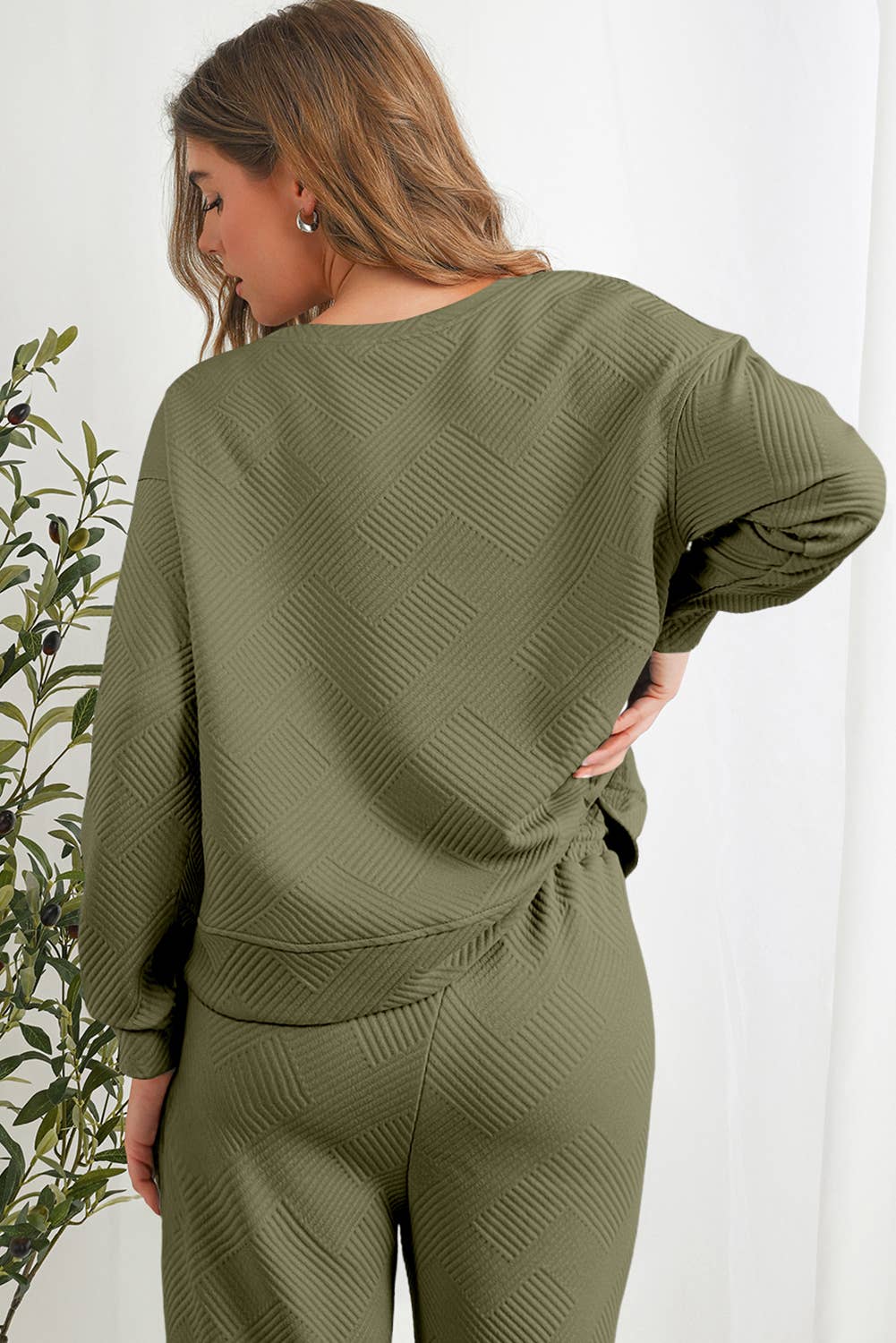 Aapparella - Vente Ensemble de vêtements d'intérieur – femme - Ensembles de pantalons de pyjama texturés et confortables multicolores | S-2XL33