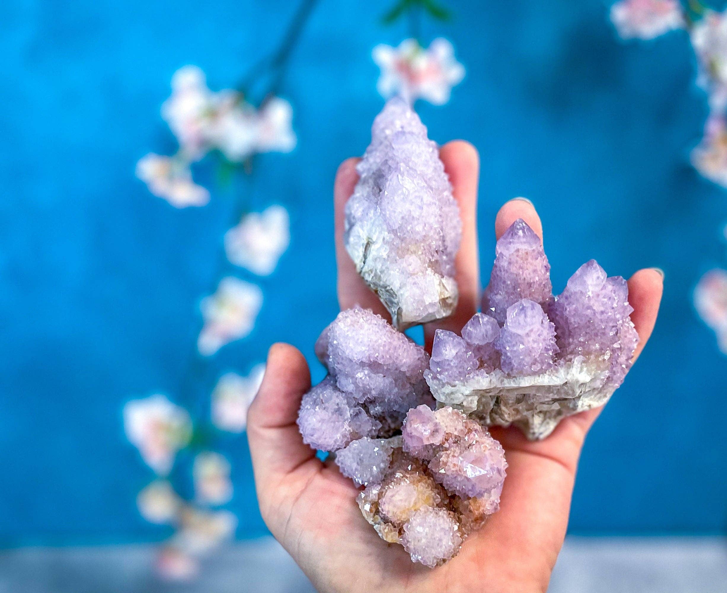 Mandala Gems – wholesale Spiritual stone/crystal – Large Spirit Amethyst Quartz Specimens0